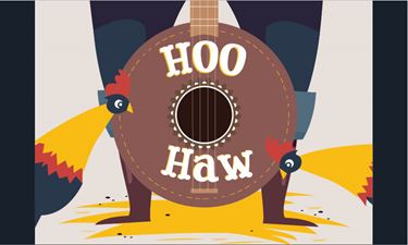 Hoo Haw 2021 Friends of the Library Night Show Poster